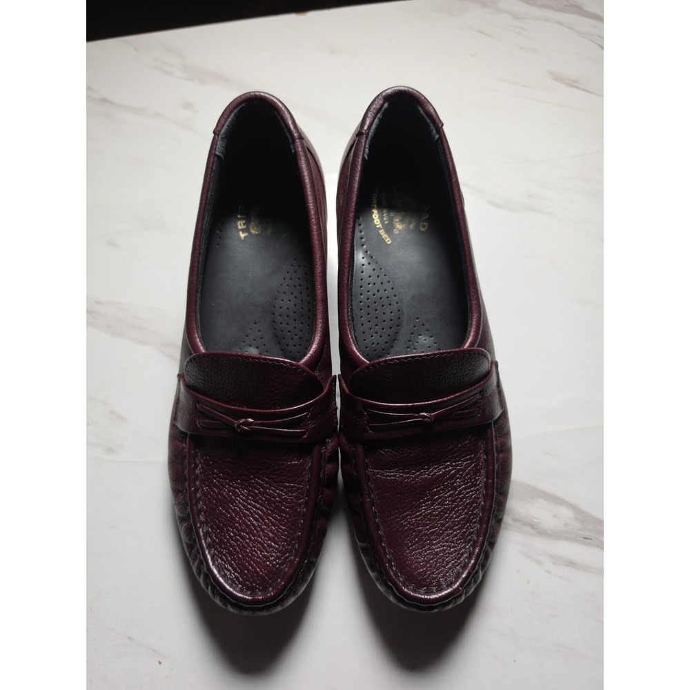 SAS Shoes Tripad Loafers Woman's Size 6.5 N Burgandy Wine Comfort Foot Bed USA